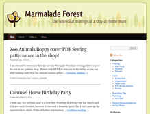 Tablet Screenshot of marmaladeforest.com